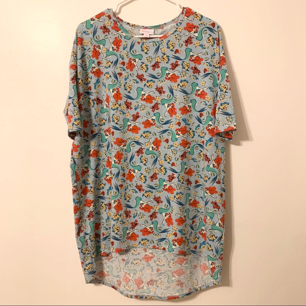 Lularoe Disney The Little Mermaid Tunic Irma‎ Small